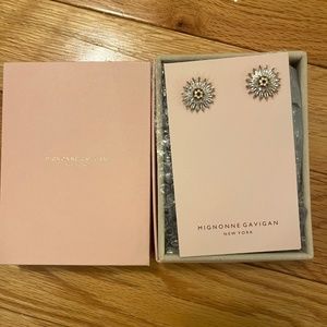 Mignonne Gavigan crystal madeleine stud earrings